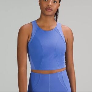 Lululemon Mesh Panelled Training Shelf Tank Top
